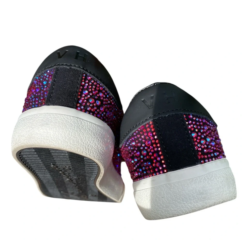 Vintage Havana NWOT Women's Black and Pink Sneakers 6.5